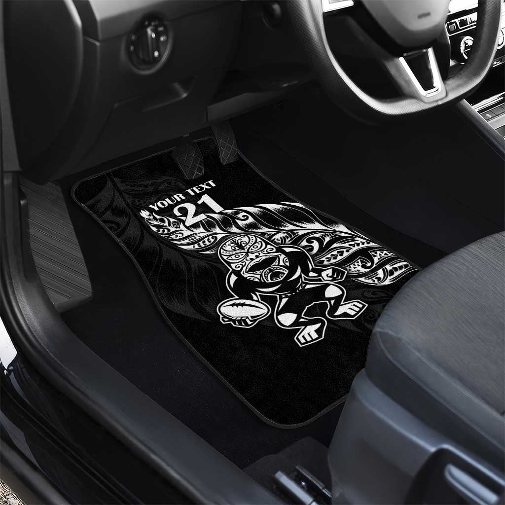 New Zealand Rugby Custom Car Mats Opango All Black Fern LT9 - Polynesian Pride