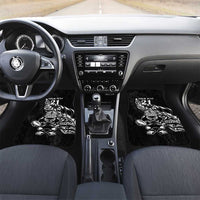 New Zealand Rugby Custom Car Mats Opango All Black Fern LT9 Set 2pcs - Front Black - Polynesian Pride