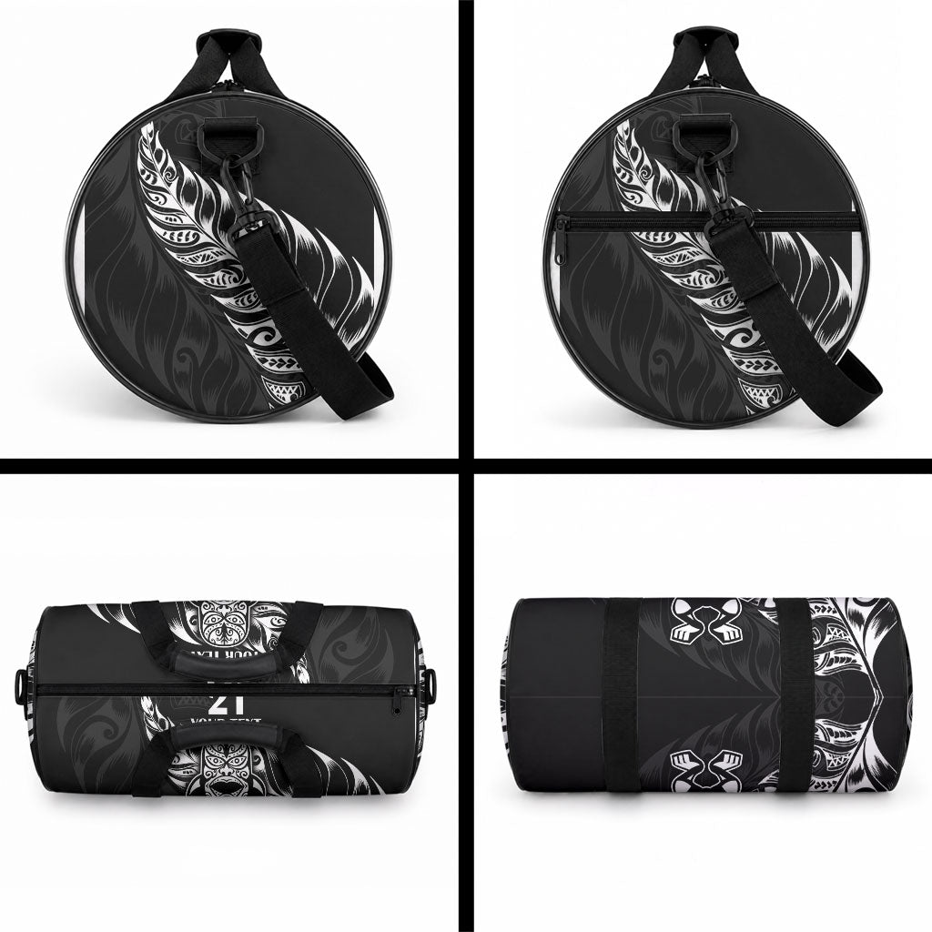 Custom New Zealand Black Fern Rugby Duffle Bag