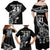 New Zealand Rugby Custom Family Matching Off Shoulder Maxi Dress and Hawaiian Shirt Opango All Black Fern