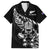 New Zealand Rugby Custom Family Matching Tank Maxi Dress and Hawaiian Shirt Opango All Black Fern