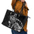 New Zealand Rugby Custom Leather Tote Bag Opango All Black Fern