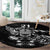 New Zealand Rugby Custom Round Carpet Opango All Black Fern