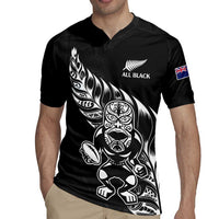 New Zealand Rugby Custom Rugby Jersey Opango All Black Fern LT9 - Polynesian Pride