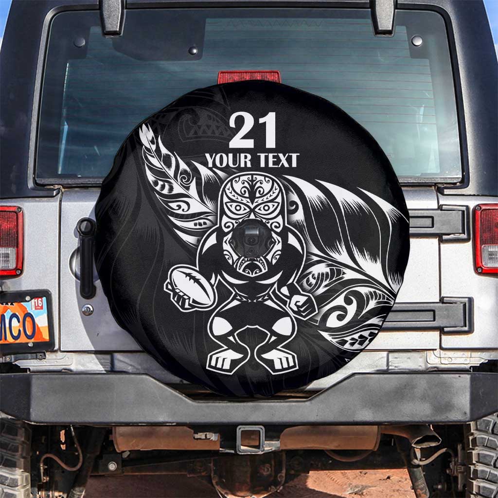 New Zealand Rugby Custom Spare Tire Cover Opango All Black Fern