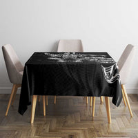 New Zealand Rugby Custom Tablecloth Opango All Black Fern LT9 - Polynesian Pride