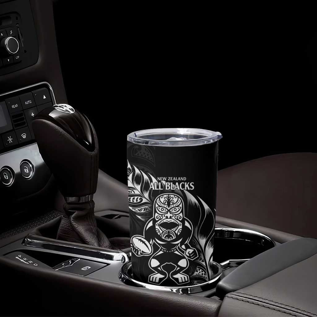 New Zealand All Black Rugby Custom Tumbler Cup LT9 - Polynesian Pride