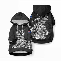 New Zealand Kiwi Rugby Pet Hoodie LT9 Pullover Black - Polynesian Pride