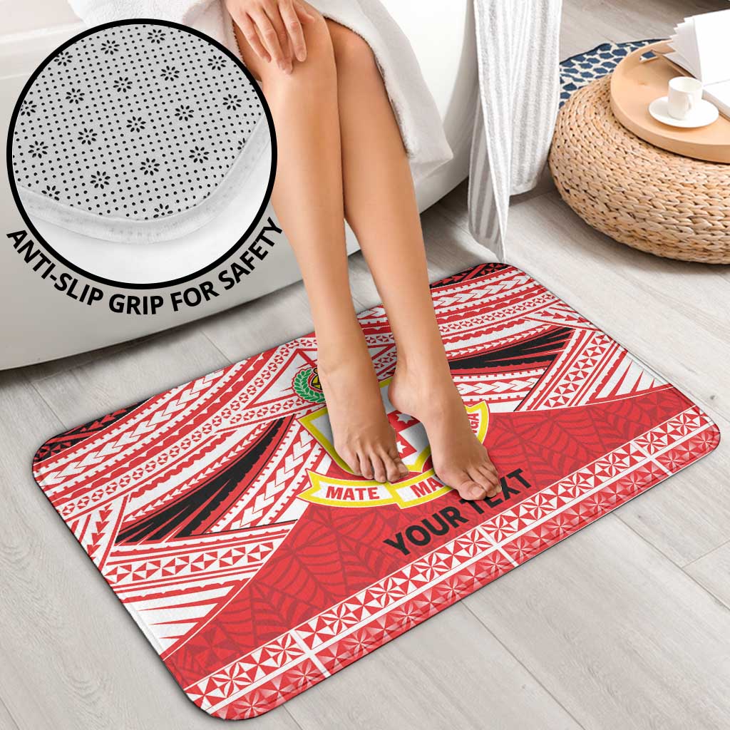 Personalised Kolisi Tonga College Atele Bathroom Set Polynesian Ngatu Tribal LT9 - Polynesian Pride