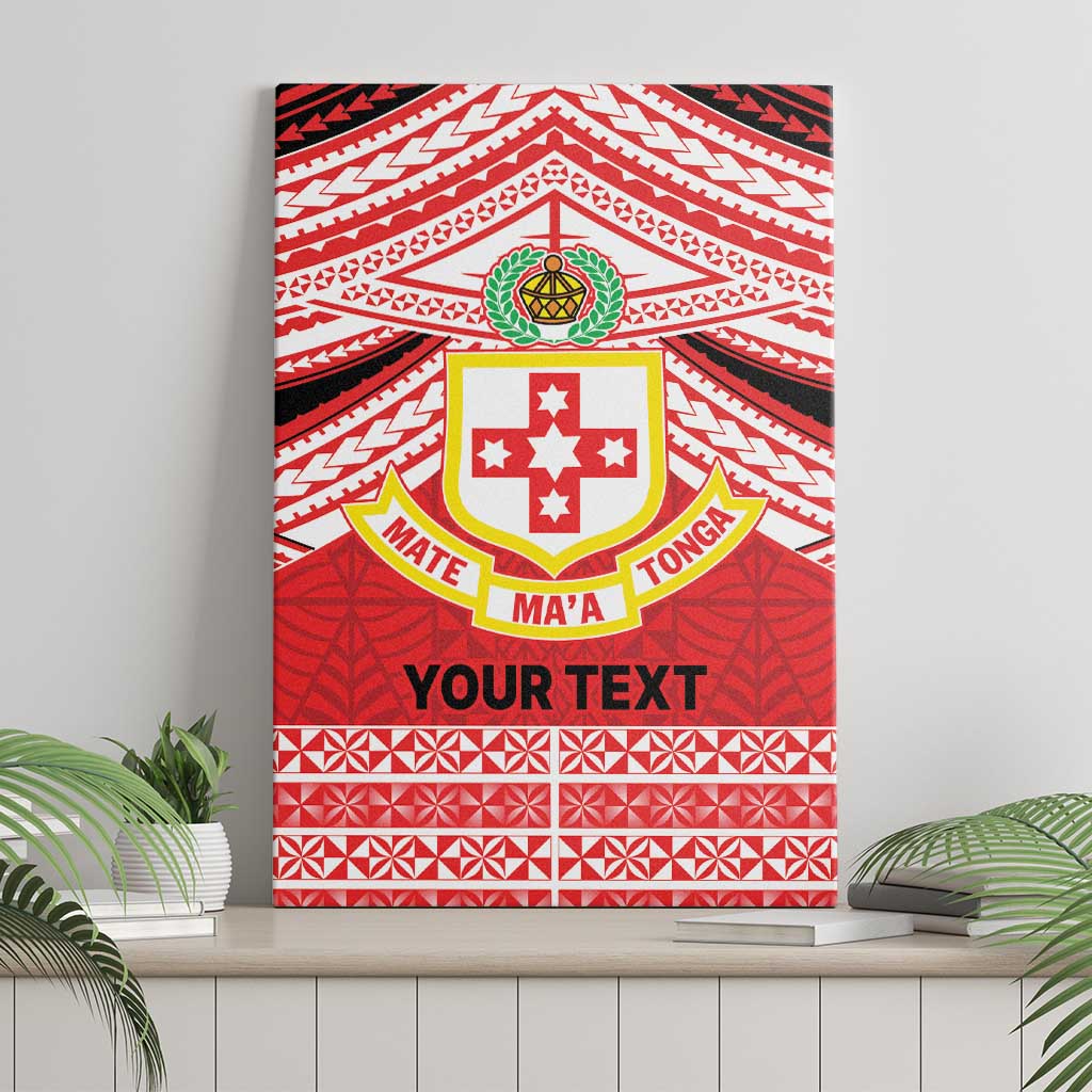 Personalised Kolisi Tonga College Atele Canvas Wall Art Polynesian Ngatu Tribal LT9 - Polynesian Pride