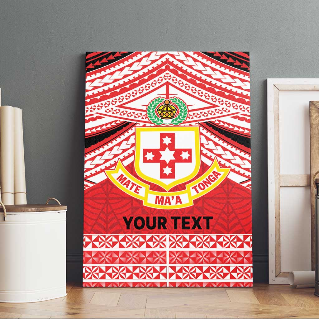 Personalised Kolisi Tonga College Atele Canvas Wall Art Polynesian Ngatu Tribal LT9 - Polynesian Pride