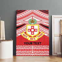 Personalised Kolisi Tonga College Atele Canvas Wall Art Polynesian Ngatu Tribal LT9 - Polynesian Pride