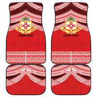 Personalised Kolisi Tonga College Atele Car Mats Polynesian Ngatu Tribal LT9 - Polynesian Pride