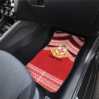 Personalised Kolisi Tonga College Atele Car Mats Polynesian Ngatu Tribal LT9 - Polynesian Pride