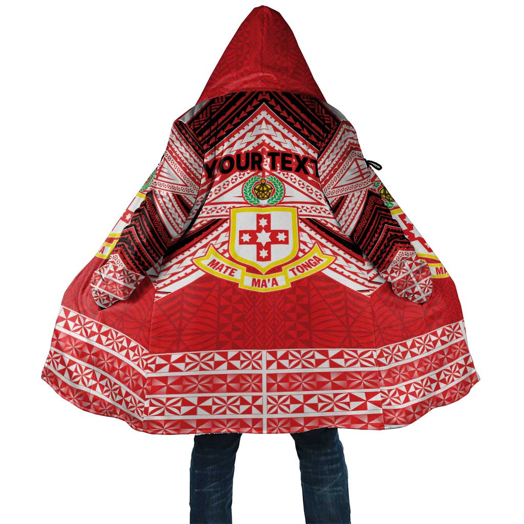 Personalised Kolisi Tonga College Atele Cloak Polynesian Ngatu Tribal LT9 Unisex Red - Polynesian Pride