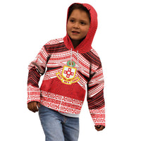 Personalised Kolisi Tonga College Atele Kid Hoodie Polynesian Ngatu Tribal LT9 - Polynesian Pride