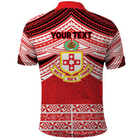 Personalised Kolisi Tonga College Atele Polo Shirt Polynesian Ngatu Tribal LT9 - Polynesian Pride