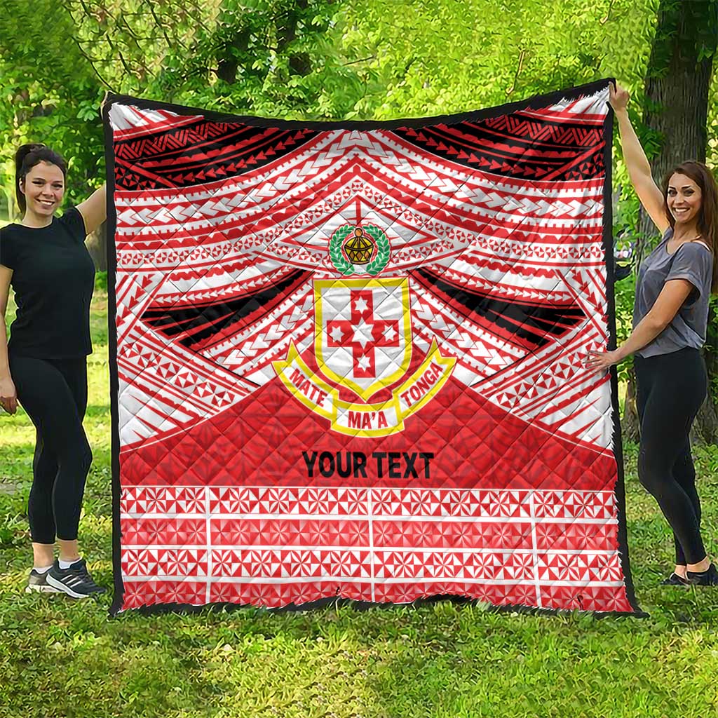 Personalised Kolisi Tonga College Atele Quilt Polynesian Ngatu Tribal LT9 - Polynesian Pride