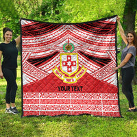 Personalised Kolisi Tonga College Atele Quilt Polynesian Ngatu Tribal LT9 - Polynesian Pride