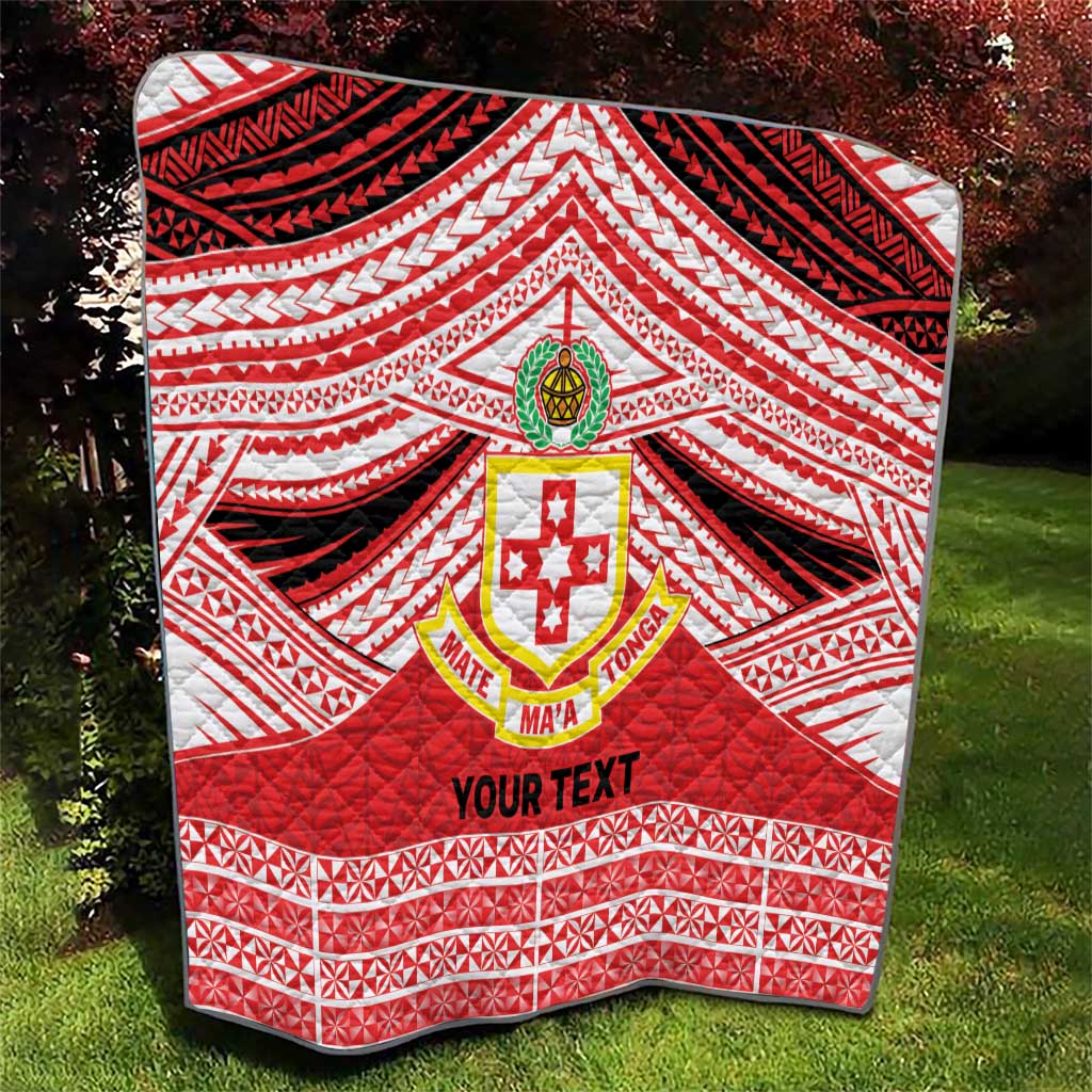 Personalised Kolisi Tonga College Atele Quilt Polynesian Ngatu Tribal LT9 - Polynesian Pride