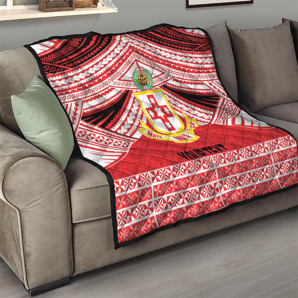 Personalised Kolisi Tonga College Atele Quilt Polynesian Ngatu Tribal LT9 - Polynesian Pride