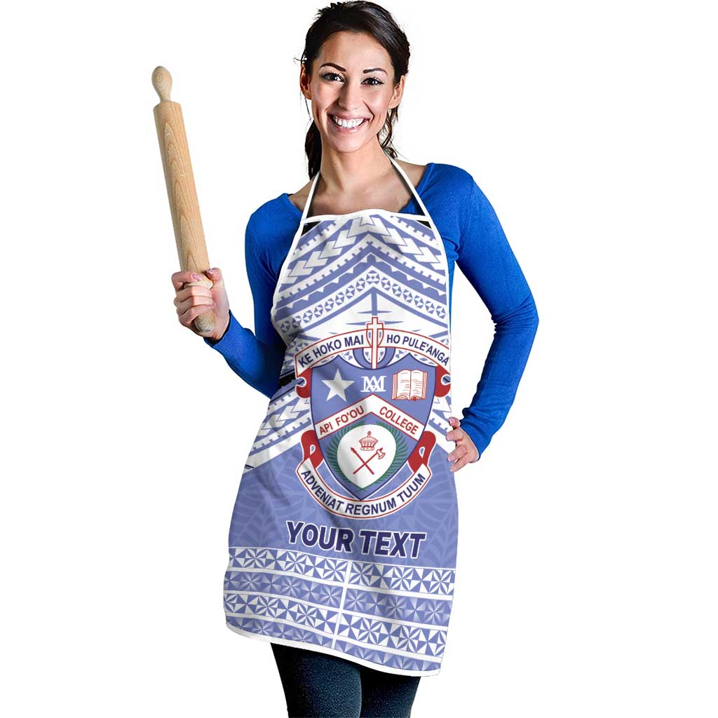 Personalised Tonga Apifoou College Apron Polynesian Ngatu Tribal LT9 - Polynesian Pride