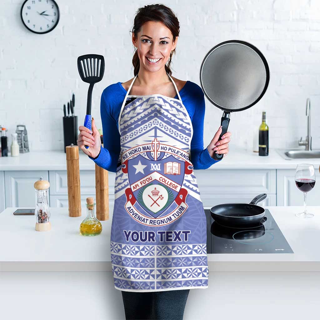 Personalised Tonga Apifoou College Apron Polynesian Ngatu Tribal LT9 - Polynesian Pride