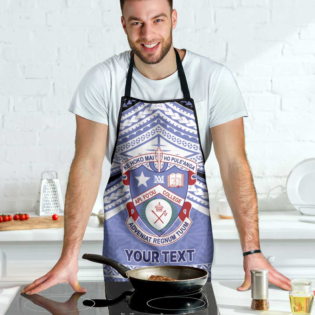 Personalised Tonga Apifoou College Apron Polynesian Ngatu Tribal LT9 - Polynesian Pride