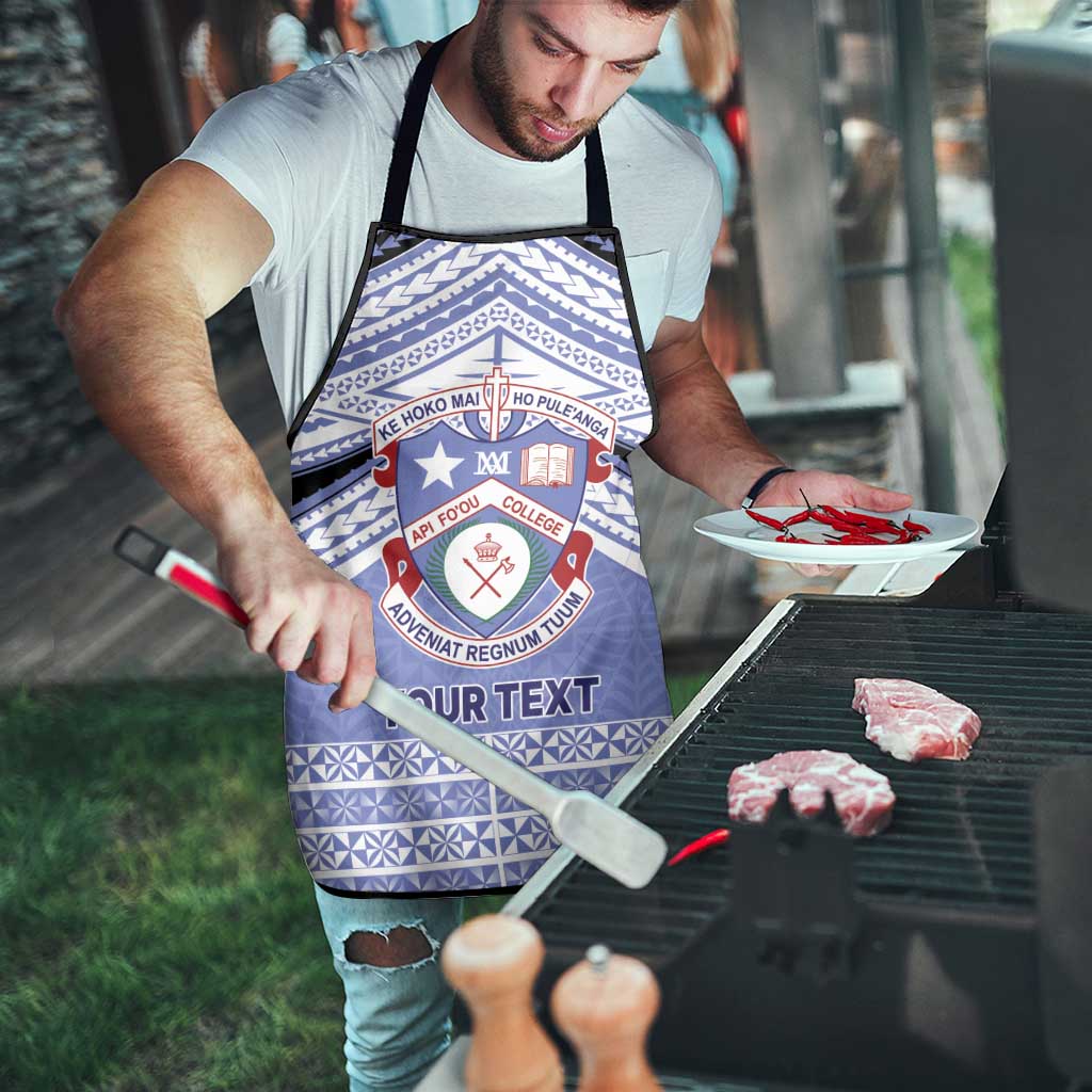 Personalised Tonga Apifoou College Apron Polynesian Ngatu Tribal LT9 - Polynesian Pride