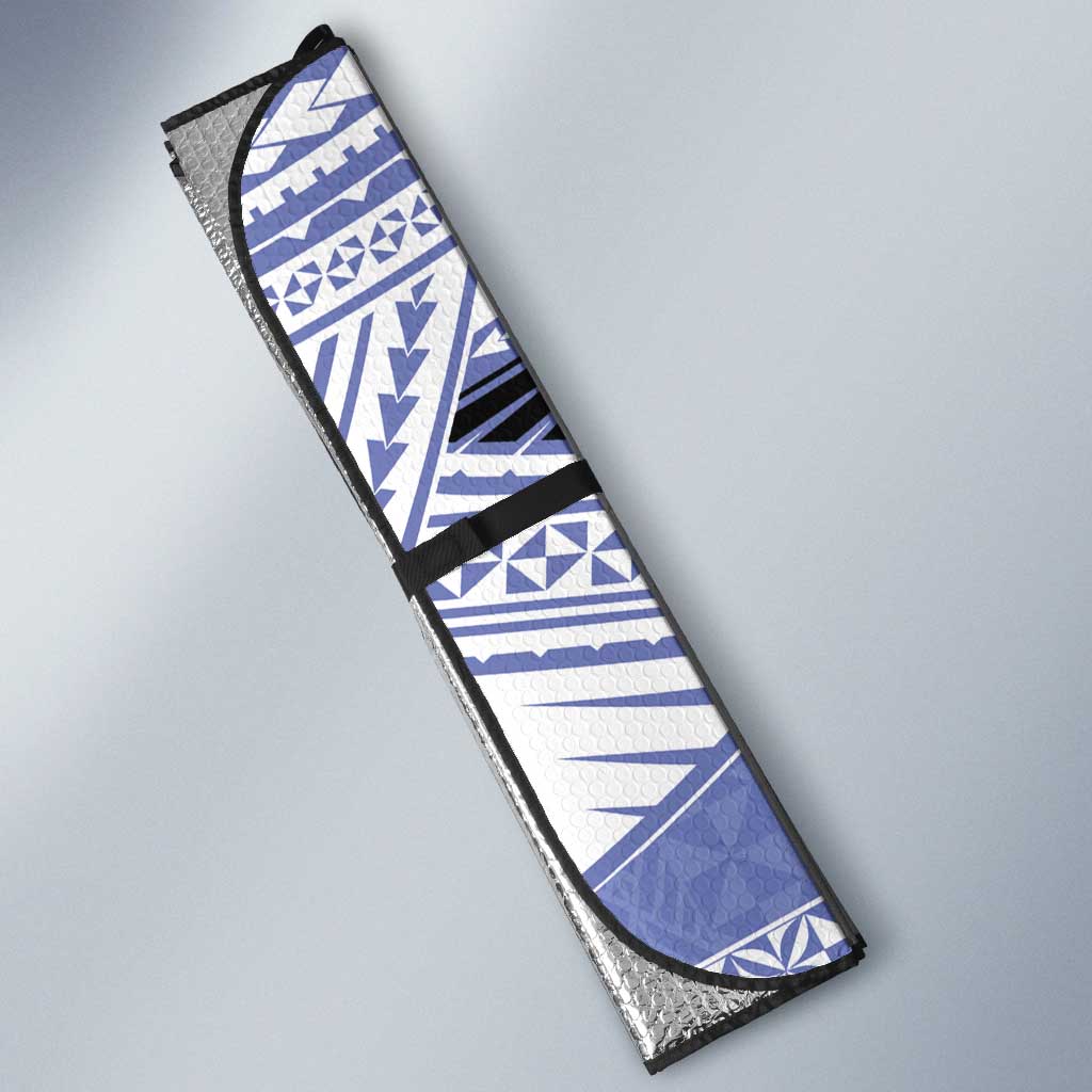 Personalised Tonga Apifoou College Auto Sun Shade Polynesian Ngatu Tribal LT9 - Polynesian Pride