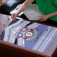 Personalised Tonga Apifoou College Puzzle Polynesian Ngatu Tribal LT9 - Polynesian Pride