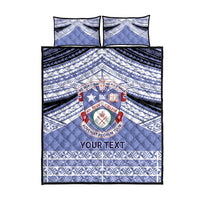 Personalised Tonga Apifoou College Quilt Bed Set Polynesian Ngatu Tribal LT9 - Polynesian Pride
