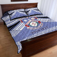 Personalised Tonga Apifoou College Quilt Bed Set Polynesian Ngatu Tribal LT9 - Polynesian Pride