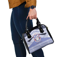 Personalised Tonga Apifoou College Shoulder Handbag Polynesian Ngatu Tribal LT9 - Polynesian Pride