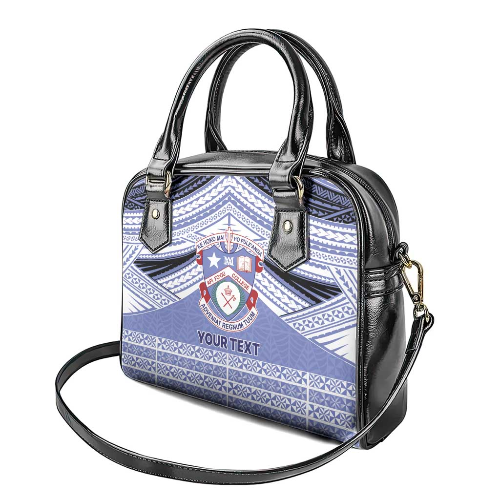 Personalised Tonga Apifoou College Shoulder Handbag Polynesian Ngatu Tribal LT9 - Polynesian Pride