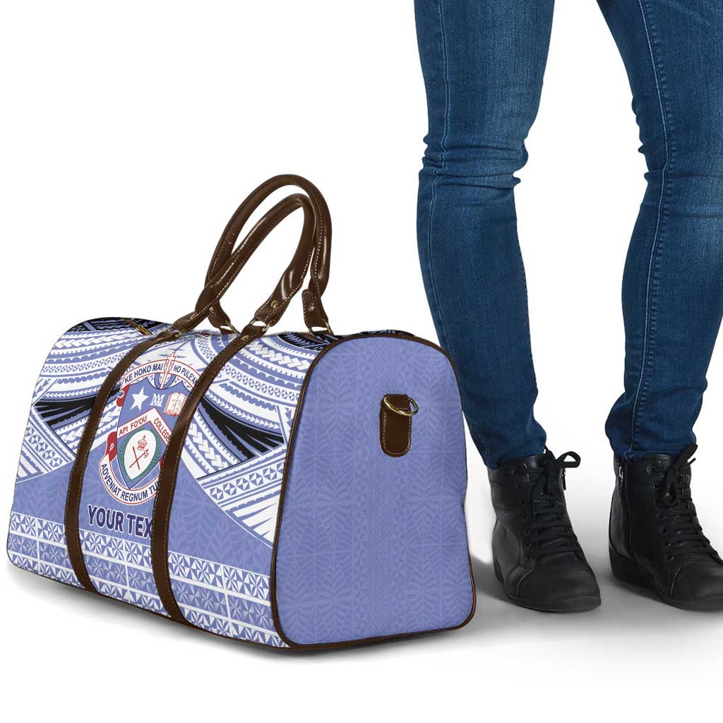 Personalised Tonga Apifoou College Travel Bag Polynesian Ngatu Tribal LT9 - Polynesian Pride