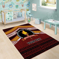 Personalised Tonga Beulah College Area Rug Polynesian Ngatu Tribal LT9 - Polynesian Pride