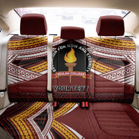 Personalised Tonga Beulah College Back Car Seat Cover Polynesian Ngatu Tribal LT9 - Polynesian Pride