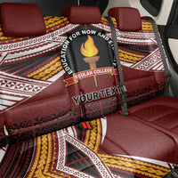 Personalised Tonga Beulah College Back Car Seat Cover Polynesian Ngatu Tribal LT9 - Polynesian Pride