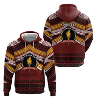 Personalised Tonga Beulah College Hoodie Polynesian Ngatu Tribal LT9 - Polynesian Pride