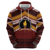 Personalised Tonga Beulah College Hoodie Polynesian Ngatu Tribal LT9 - Polynesian Pride