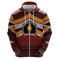 Personalised Tonga Beulah College Hoodie Polynesian Ngatu Tribal LT9 - Polynesian Pride