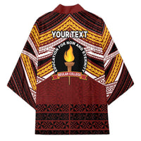 Personalised Tonga Beulah College Kimono Polynesian Ngatu Tribal LT9 - Polynesian Pride