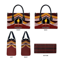 Personalised Tonga Beulah College Leather Bag Polynesian Ngatu Tribal LT9 - Polynesian Pride