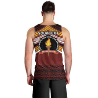 Personalised Tonga Beulah College Men Tank Top Polynesian Ngatu Tribal LT9 - Polynesian Pride