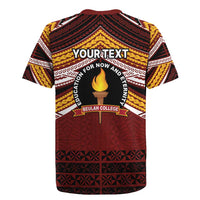 Personalised Tonga Beulah College Rugby Jersey Polynesian Ngatu Tribal LT9 - Polynesian Pride