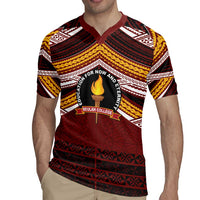 Personalised Tonga Beulah College Rugby Jersey Polynesian Ngatu Tribal LT9 - Polynesian Pride