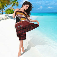 Personalised Tonga Beulah College Sarong Polynesian Ngatu Tribal LT9 - Polynesian Pride
