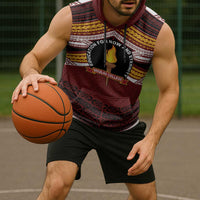 Personalised Tonga Beulah College Sleeveless Hoodie Polynesian Ngatu Tribal LT9 - Polynesian Pride
