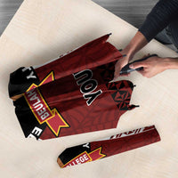 Personalised Tonga Beulah College Umbrella Polynesian Ngatu Tribal LT9 - Polynesian Pride